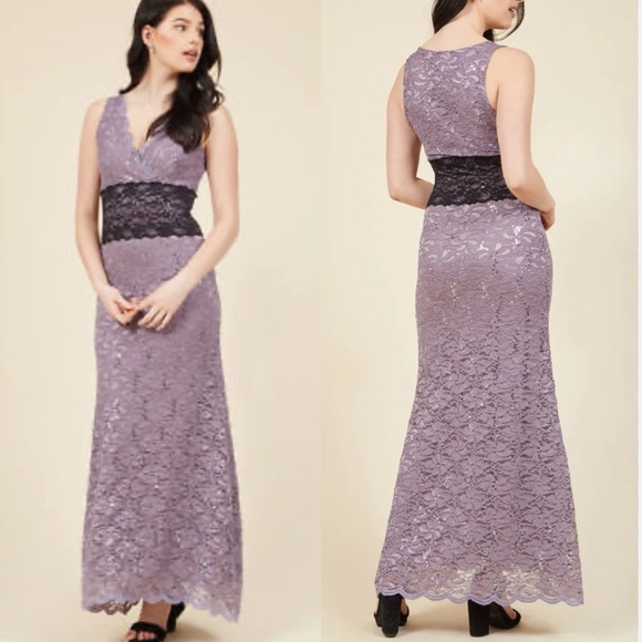 Modcloth Dresses & Skirts - Dusky Dreaming purple maxi dress